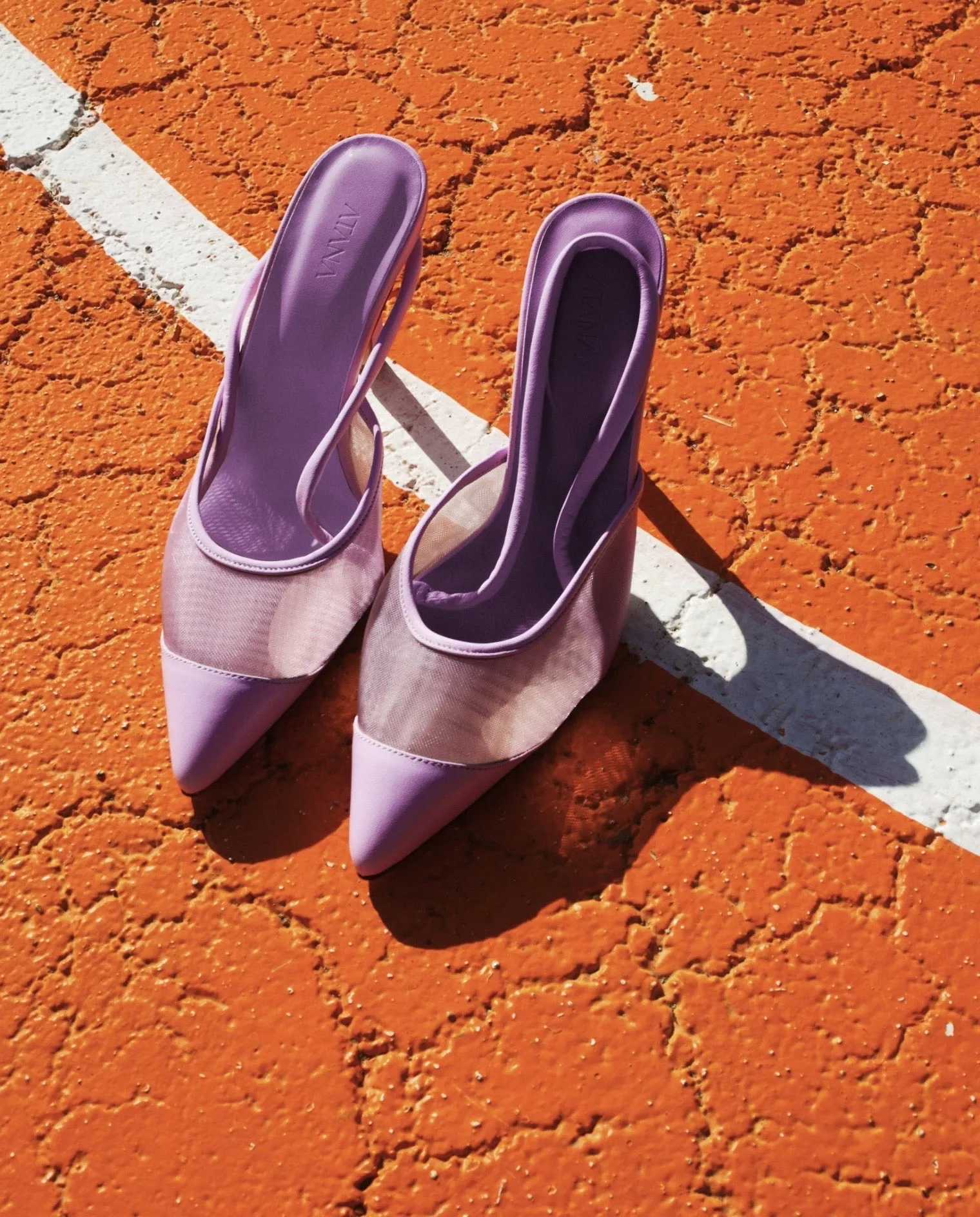 Mesh Slingback 95 Violet