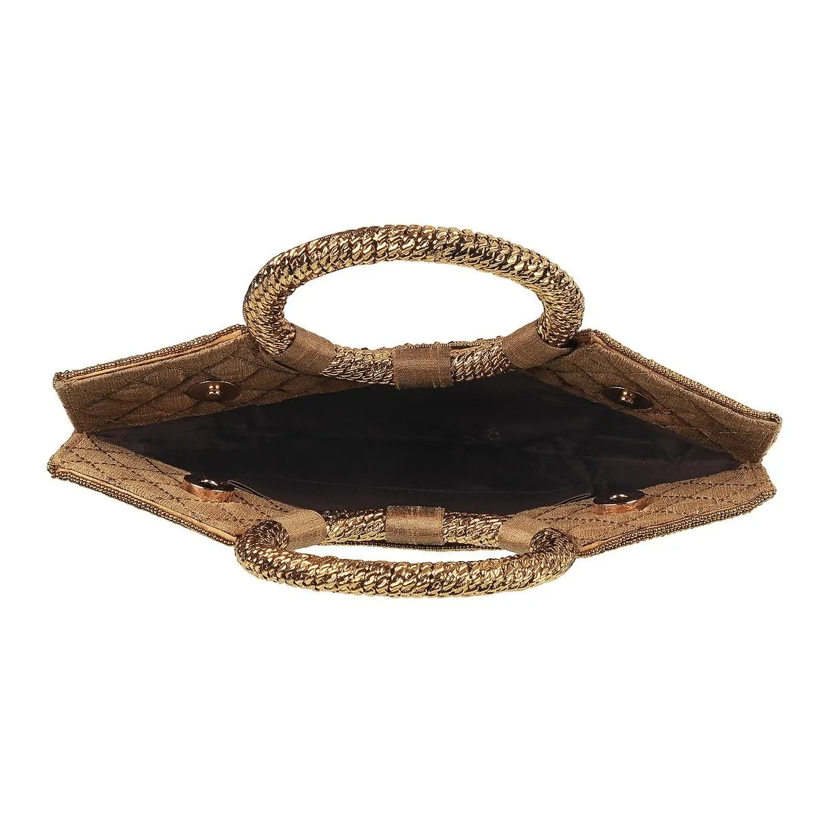 Metro Women Antic-Gold Evening Bag