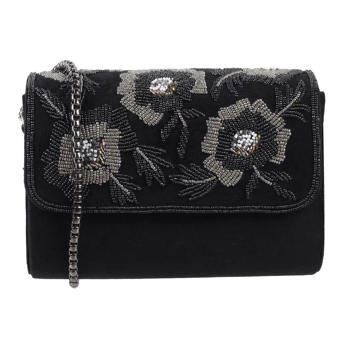 Metro Women Black Evening Bag