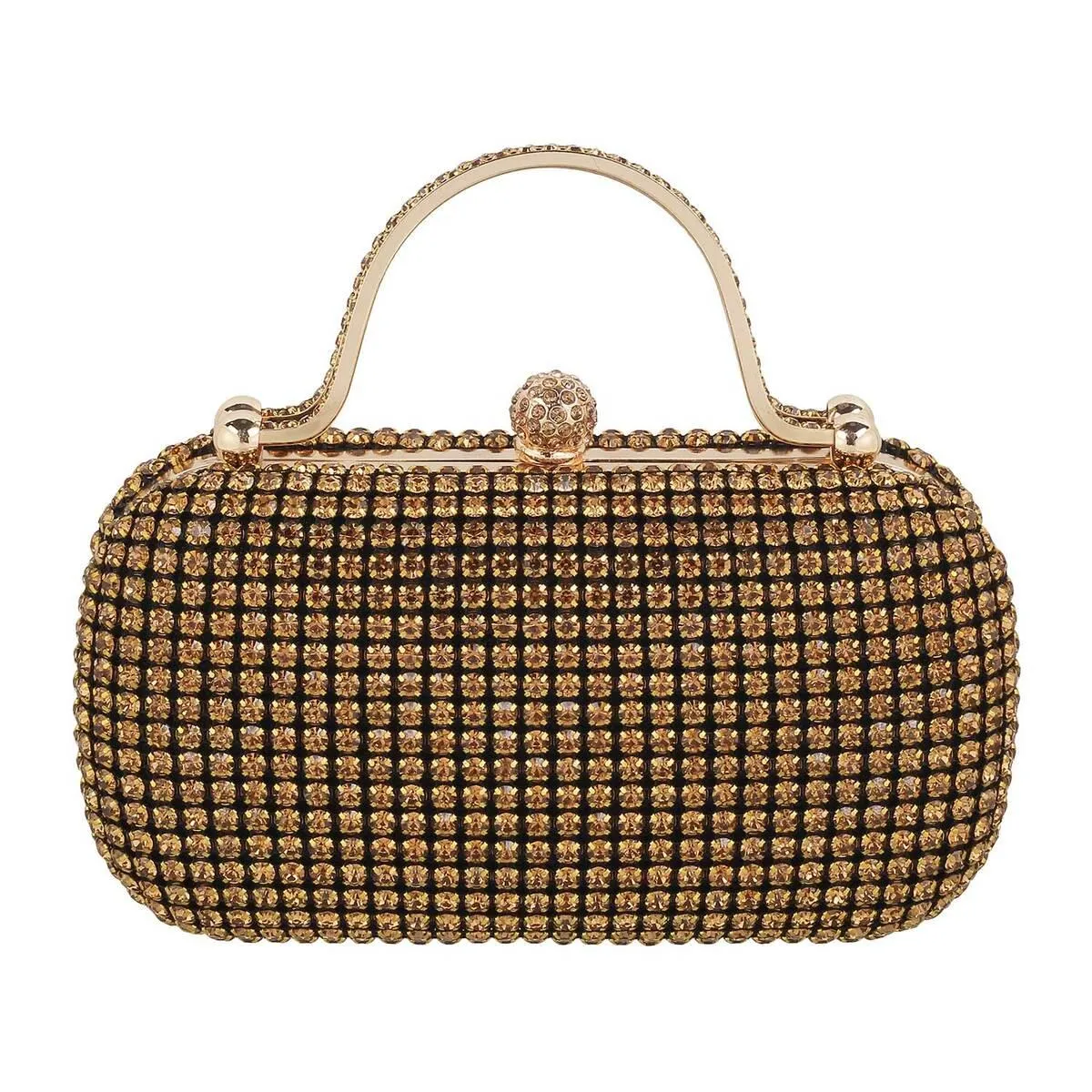 Metro Women Gold Evening Bag