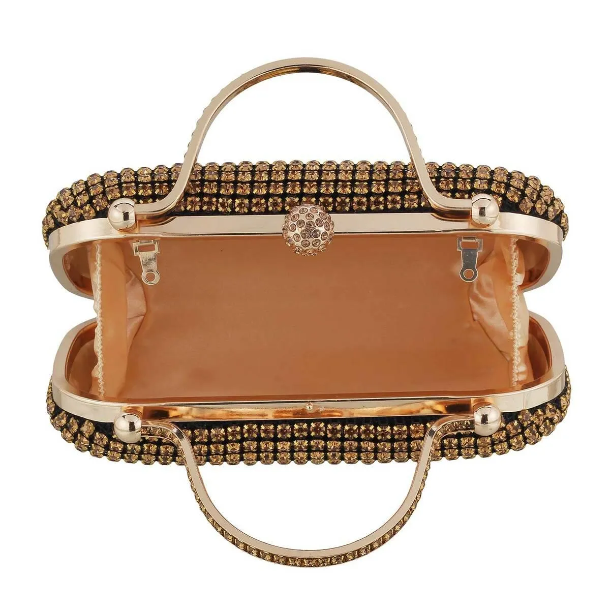 Metro Women Gold Evening Bag