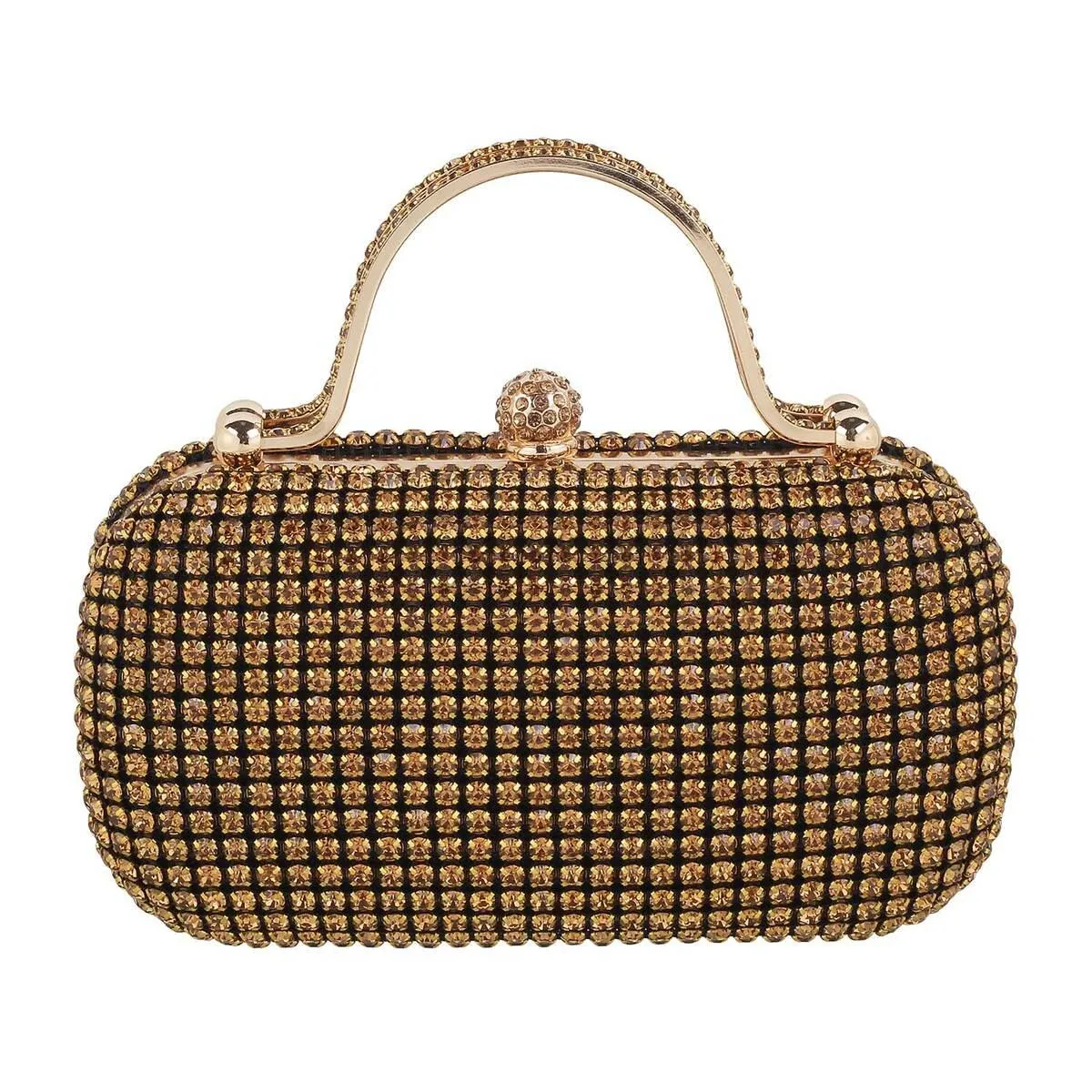 Metro Women Gold Evening Bag