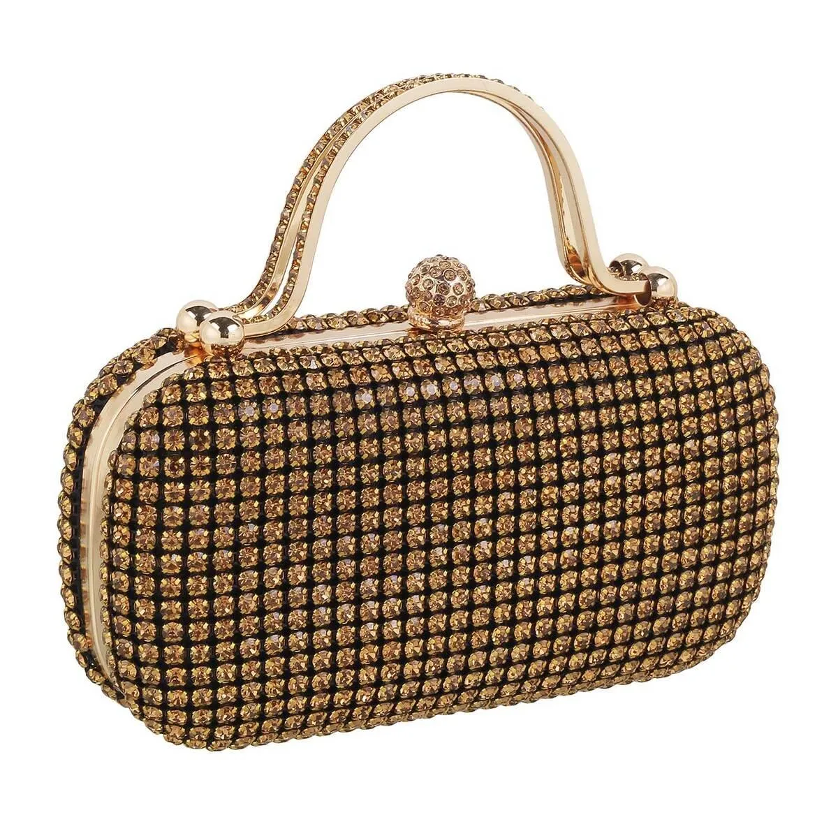 Metro Women Gold Evening Bag