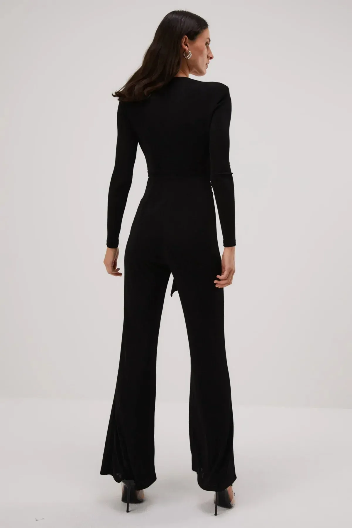 Misha Thelka Slinky Jersey Jumpsuit - Black