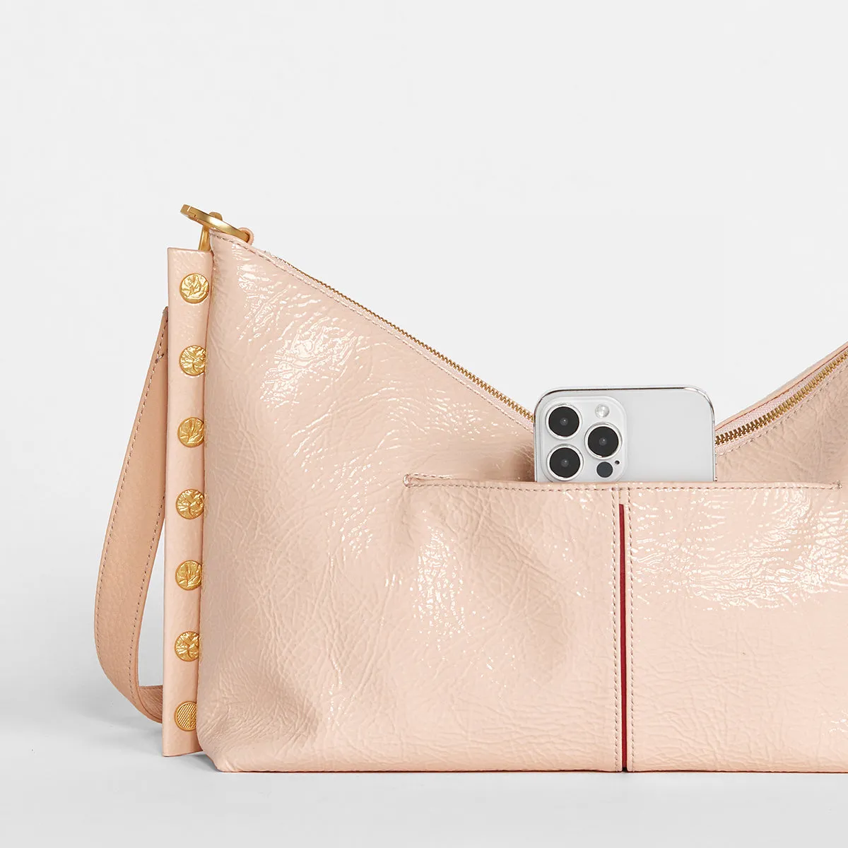 Mr. G | Champagne Pink/Brushed Gold Hammered