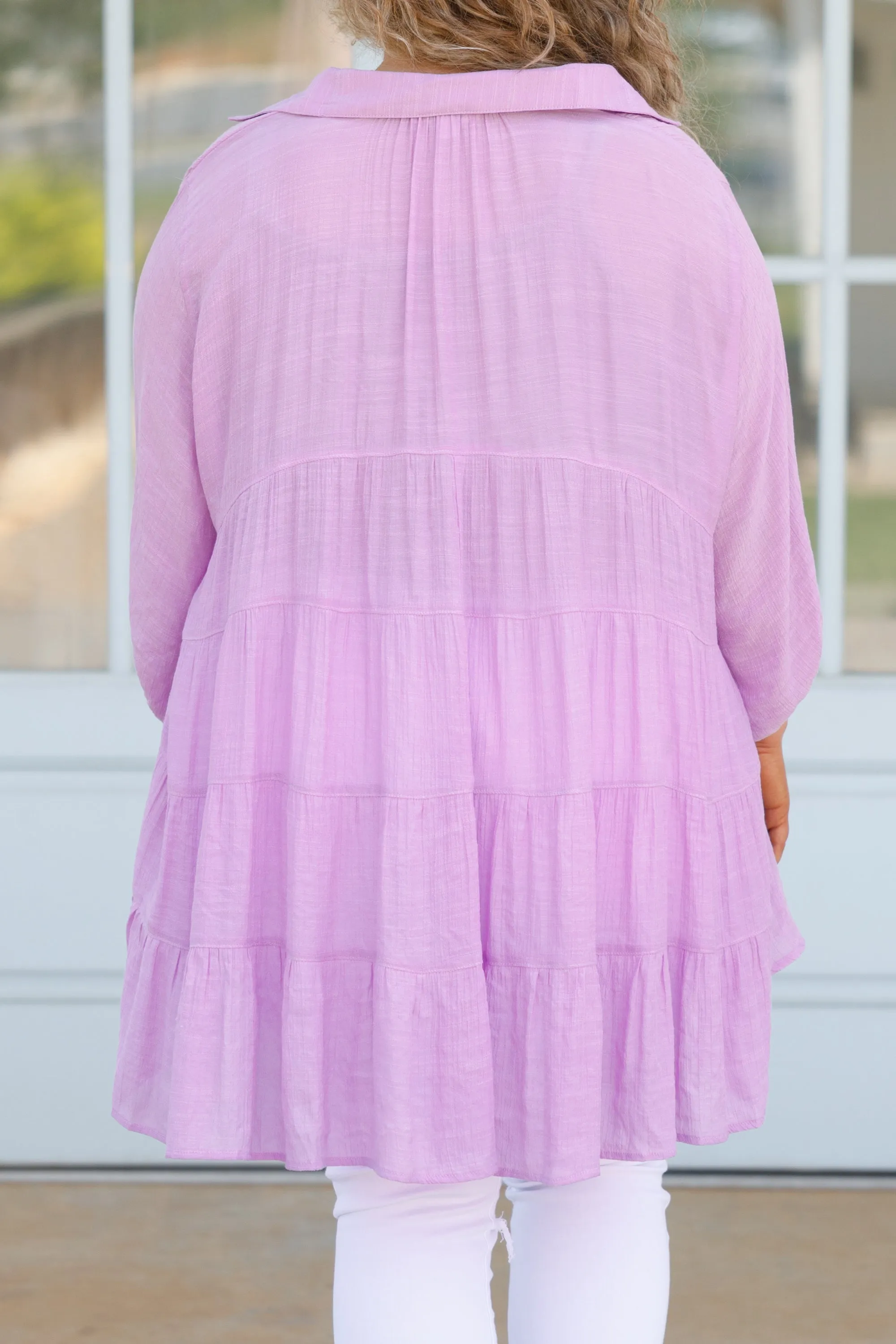 My Treat Tunic Top, Lavender