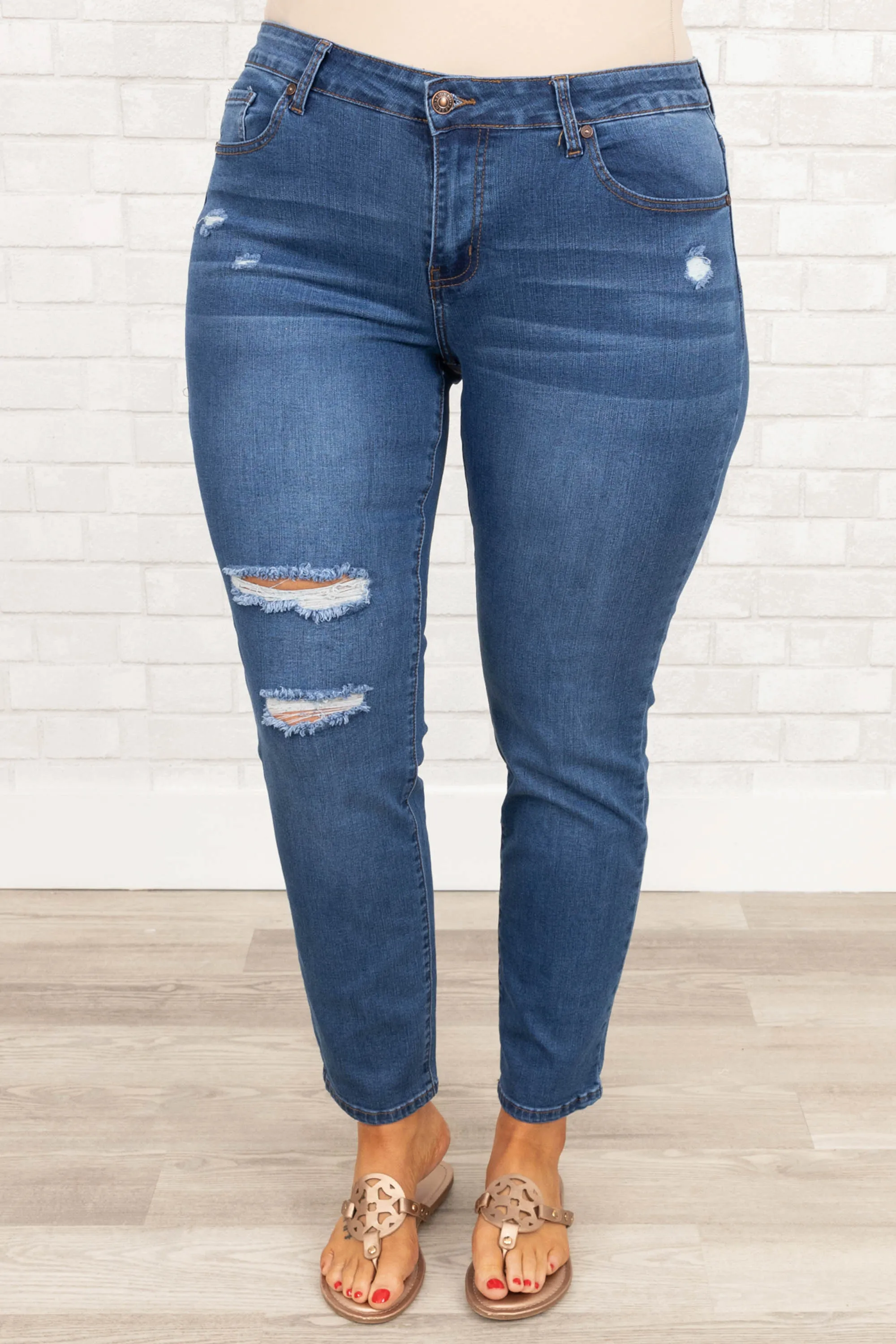 Naturally You Jeggings, Medium Wash