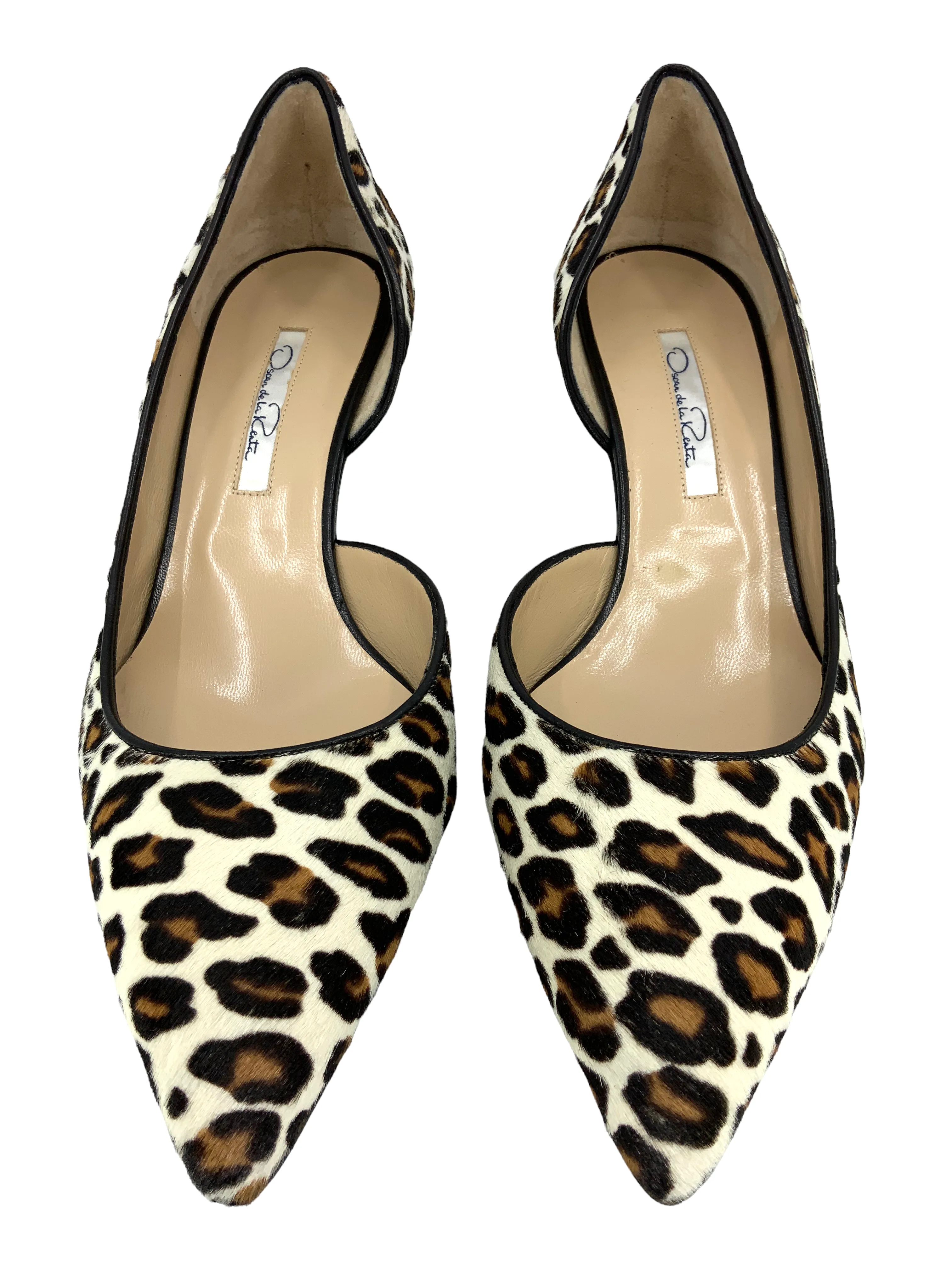 Oscar de la Renta Pony Hair Miss Lulu Pumps Size 11