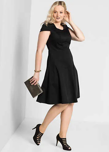 Panelled Cocktail Dress by Sheego | Look Again