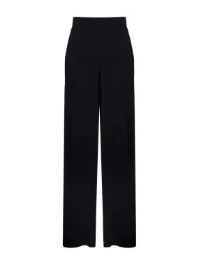 Pantalone donna Wide Leg in Twill - Nero