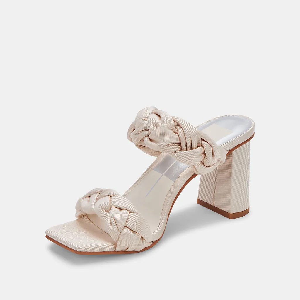 PHEBY HEELS BEIGE SILK– Dolce Vita 6742892511298