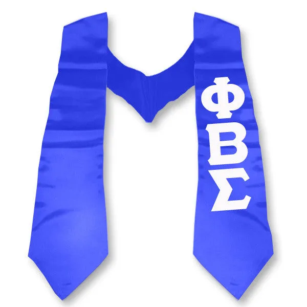 Phi Beta Sigma Printed Budget Graduation Stole - CAD