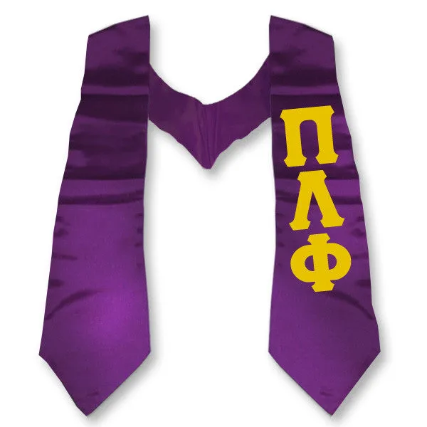 Pi Lambda Phi Printed Budget Graduation Stole - CAD