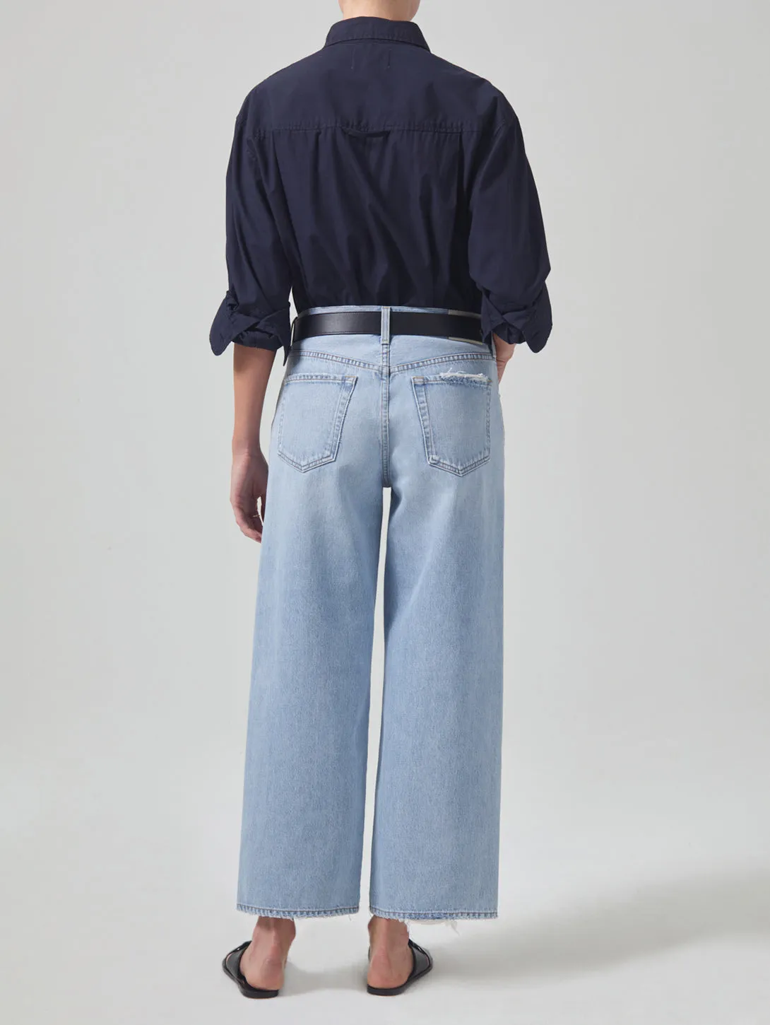 Pina Low Baggy Crop Jean - Cascade