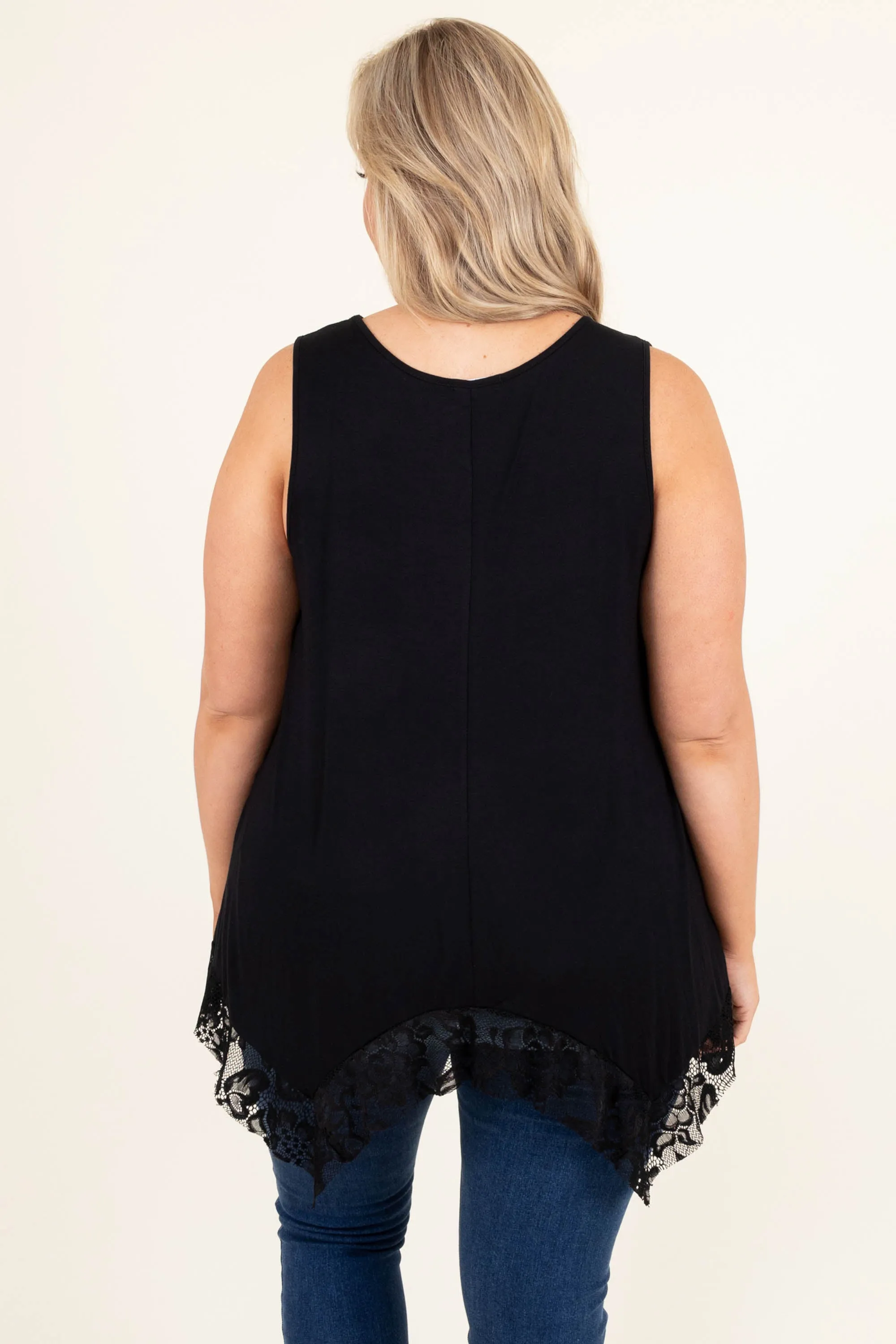 Pretty In Lace Top, Black