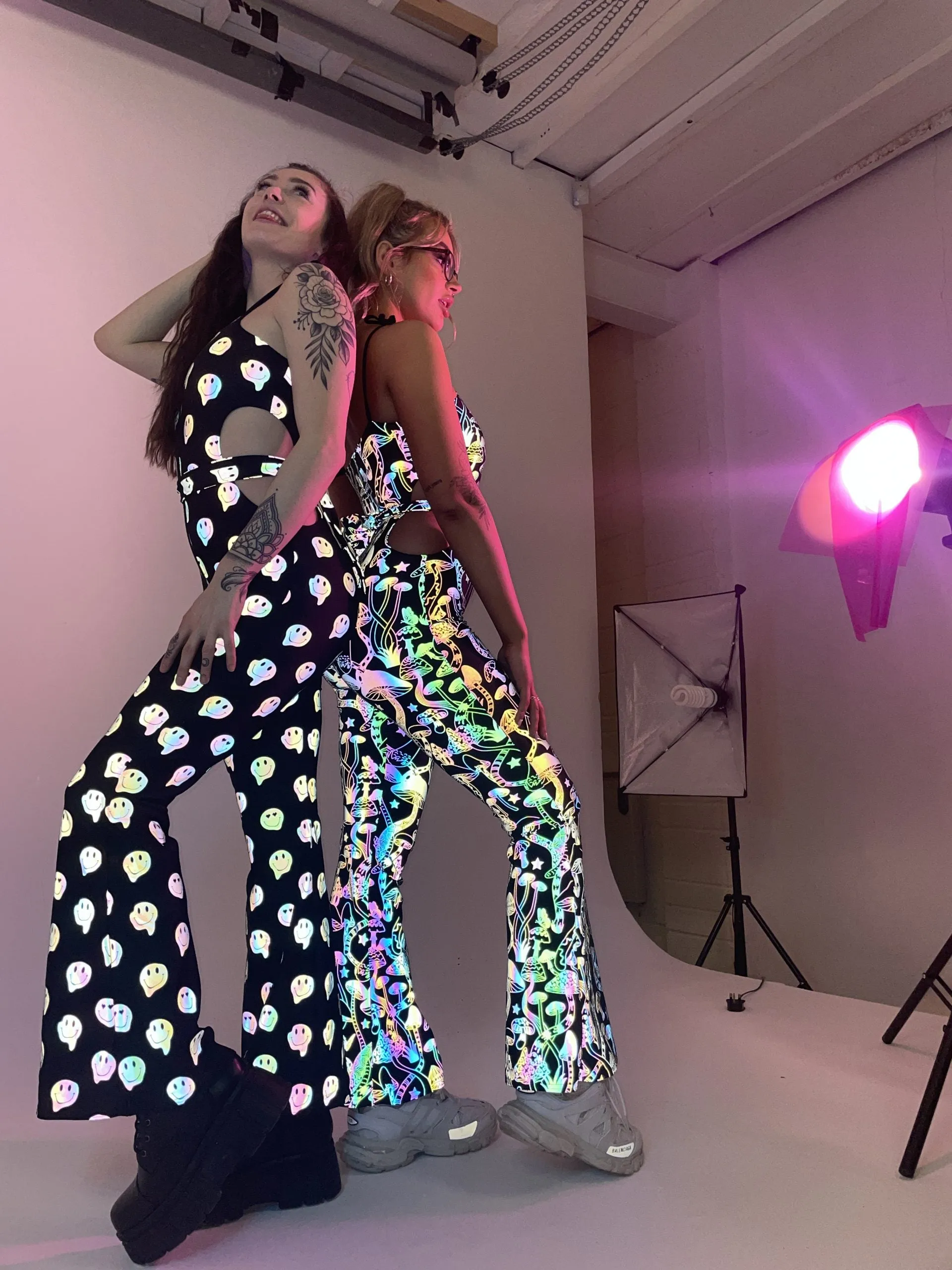 Psychedelic Wonderland - Cut-Out Jumpsuit