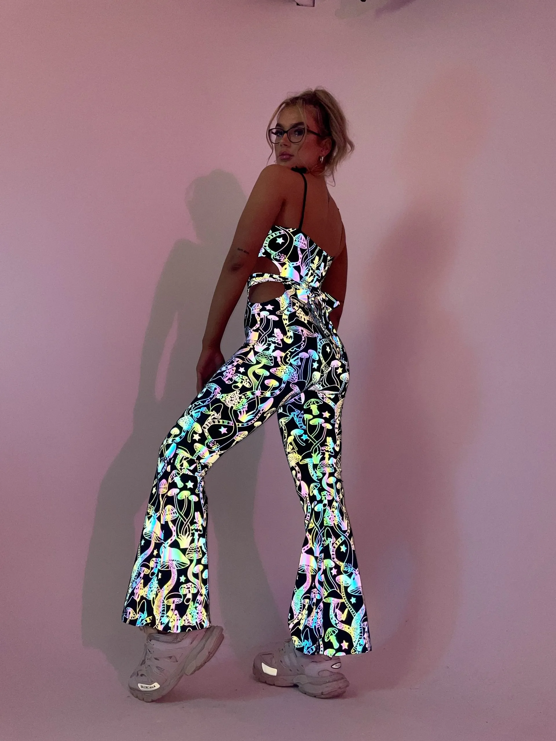 Psychedelic Wonderland - Cut-Out Jumpsuit