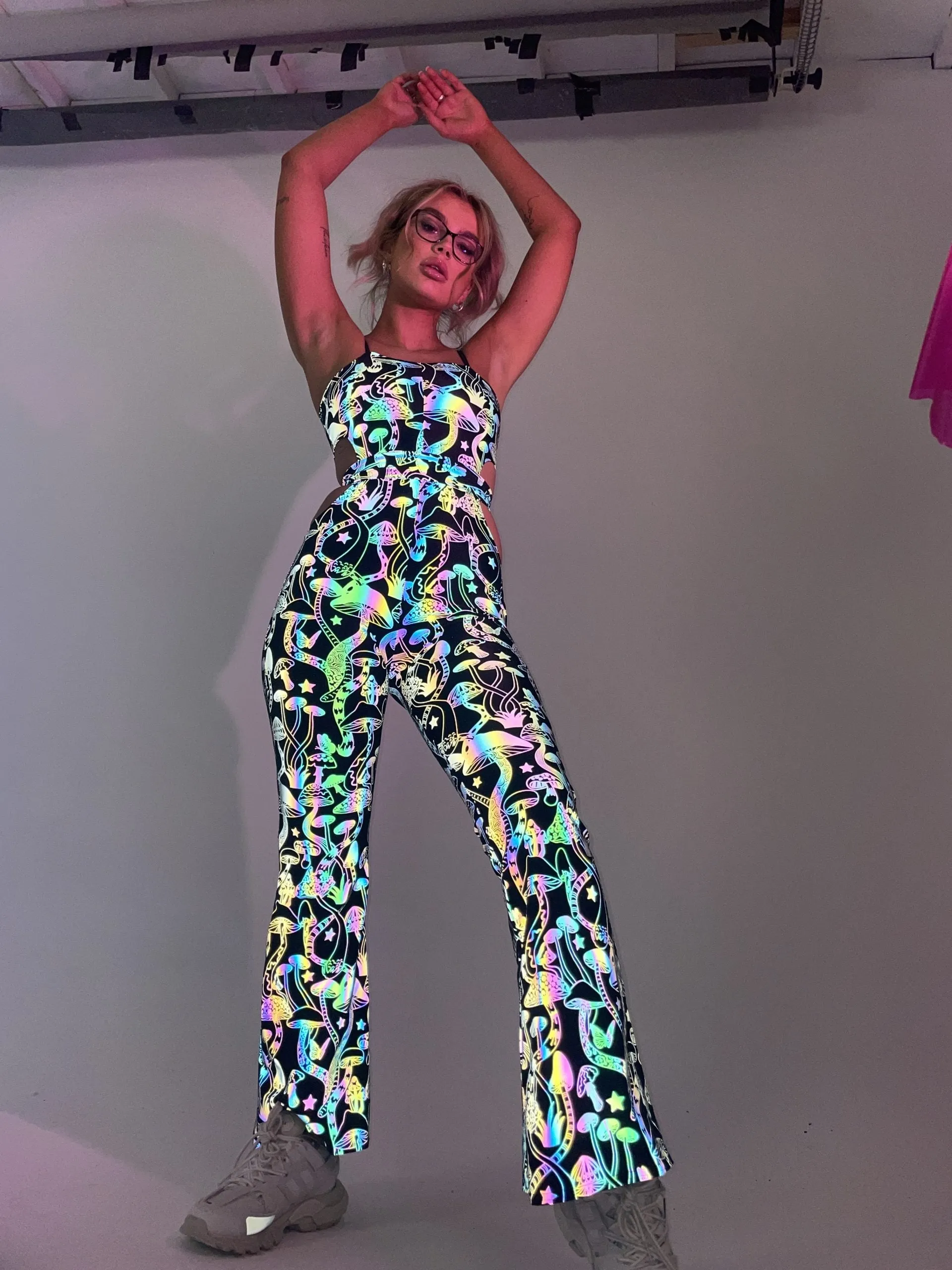 Psychedelic Wonderland - Cut-Out Jumpsuit