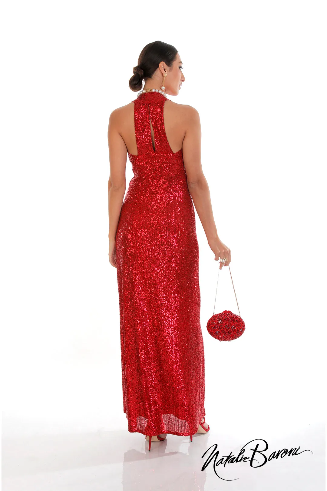 Red Evening Gown - La Scala