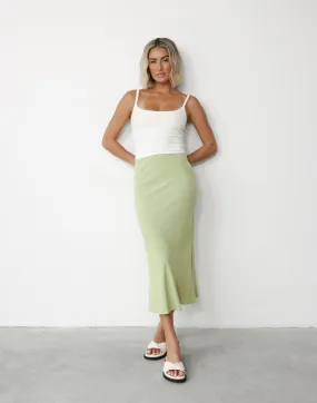 Rosemaria Midi Skirt (Apple)