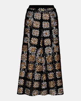 Sequined Midi Skirt