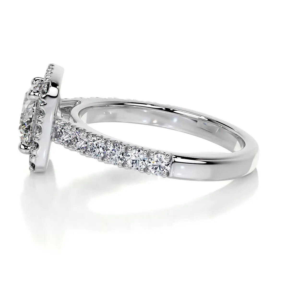 Sienna Lab Grown Diamond Ring -14K White Gold