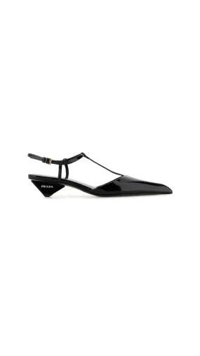 Slingback Pumps - Black