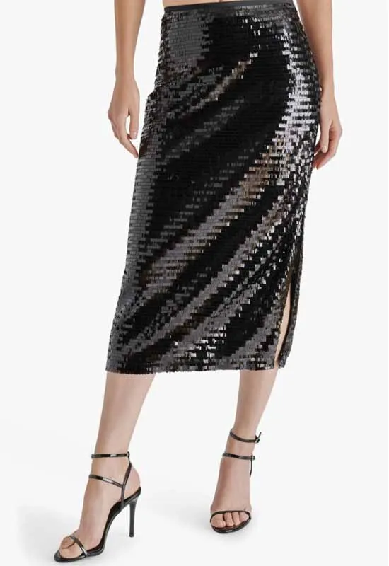 Steve Madden - Dinah Midi Skirt Black