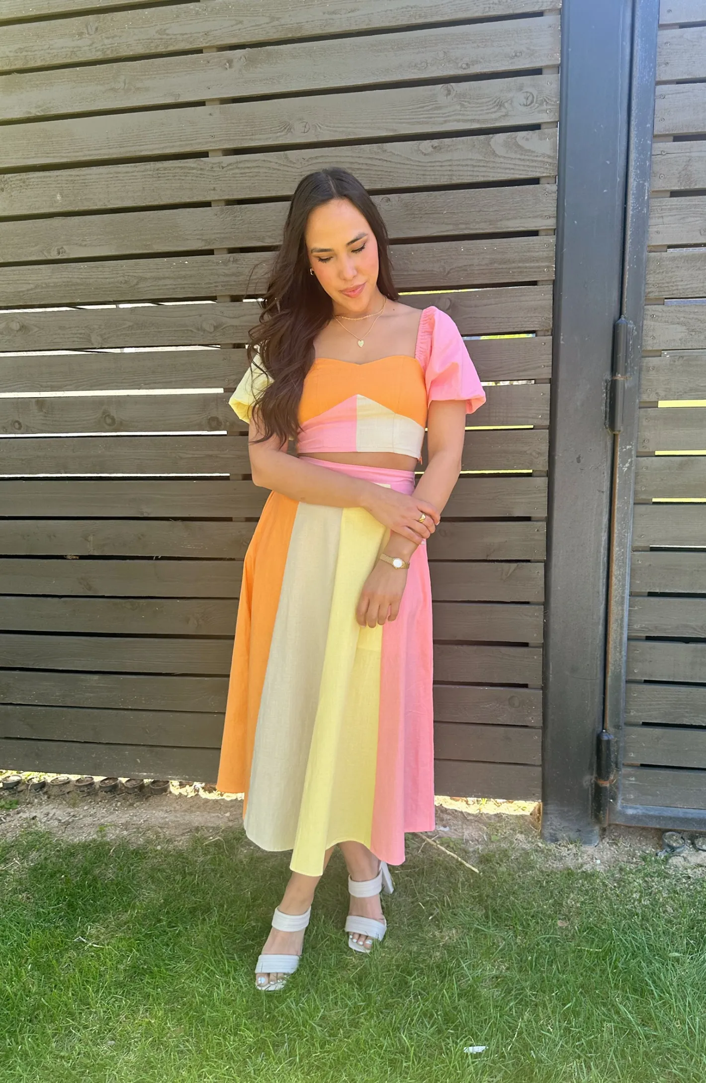 Sweetest Admirer Multicolor Midi Skirt