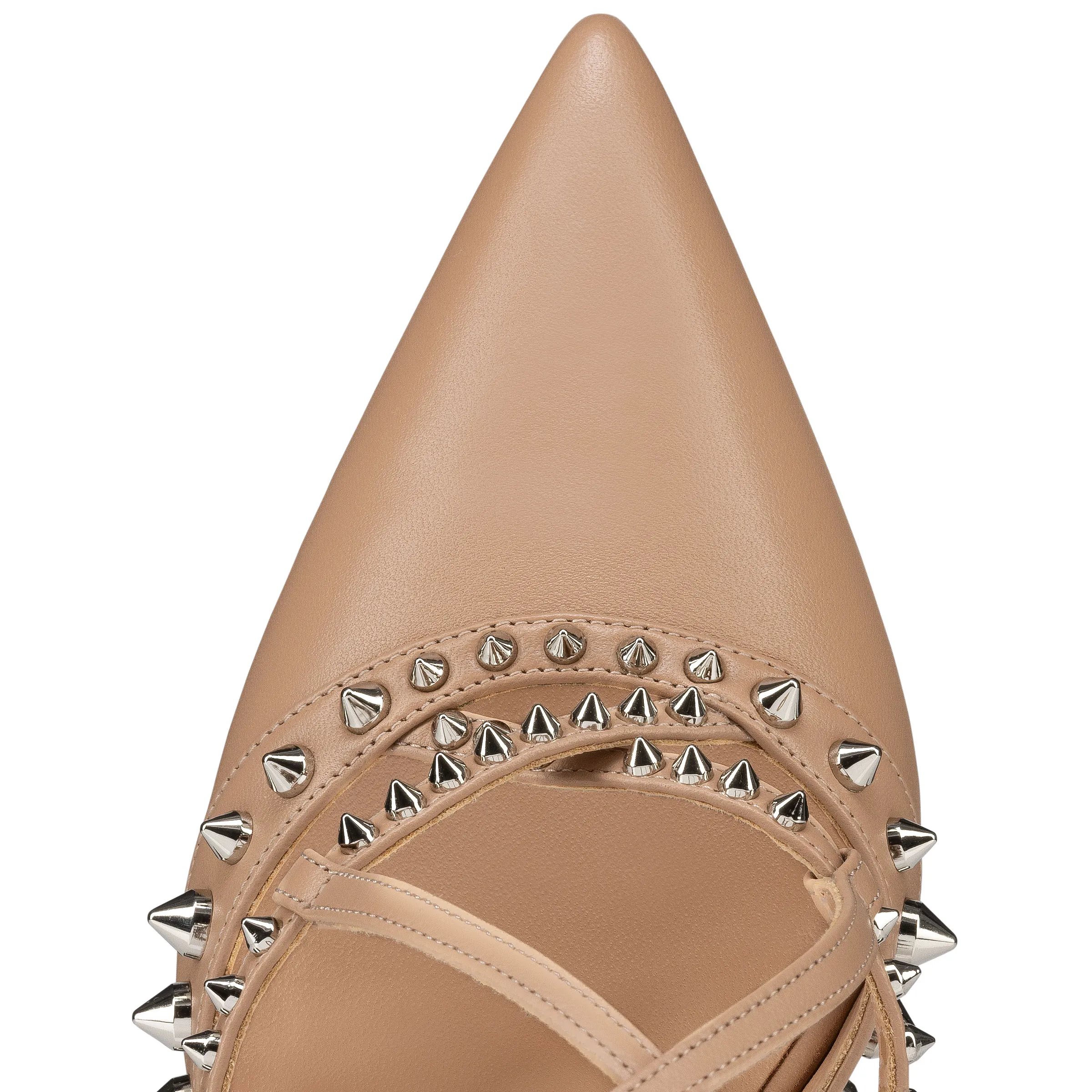 Tatooshka Spikes Pump 100 mm Pumps - Nappa leather and spikes - Blush - Women