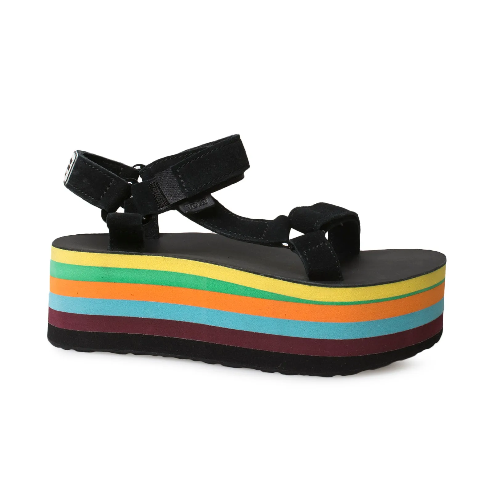 Teva Flatform Universal Opening Ceremony Black Multi Sandals - Women's