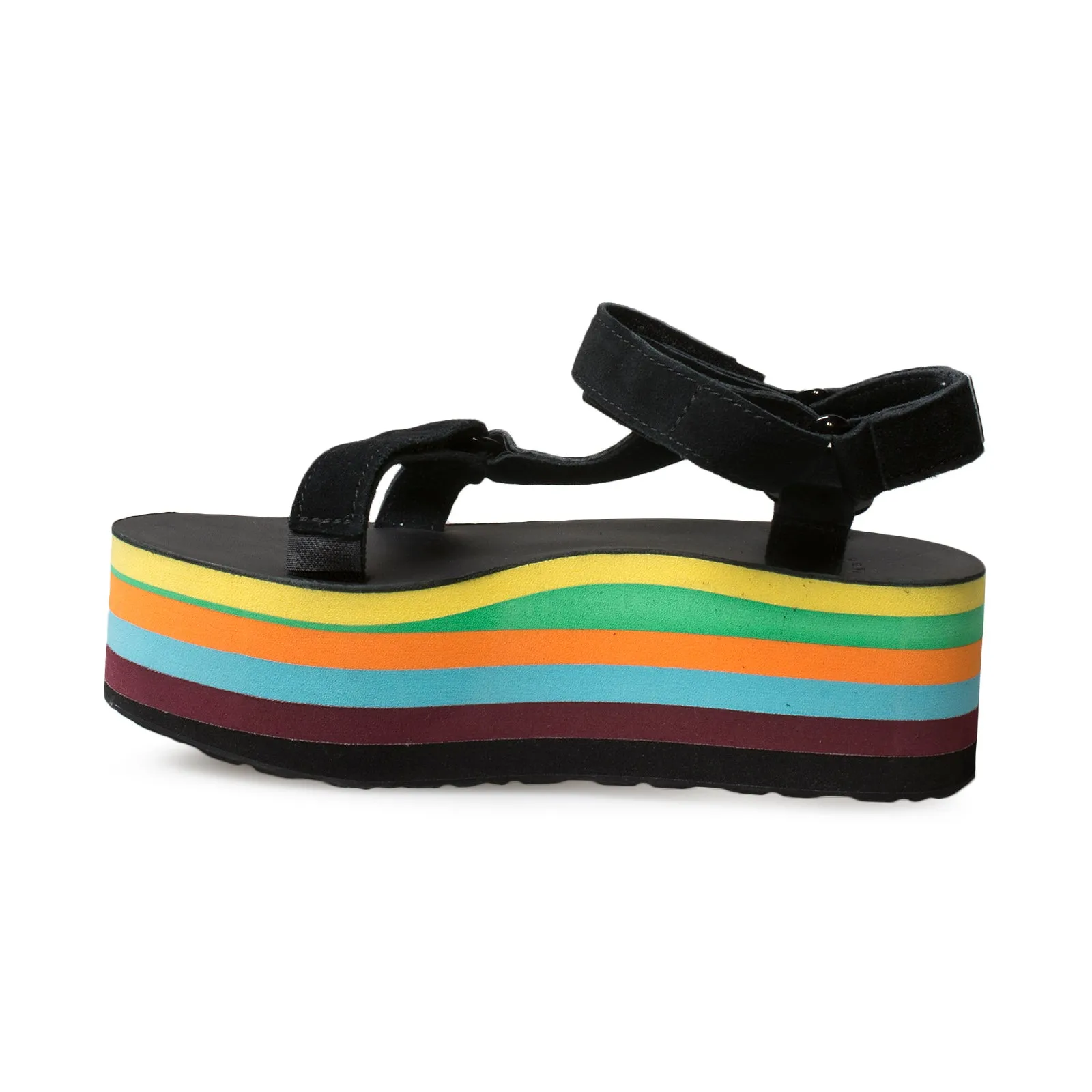 Teva Flatform Universal Opening Ceremony Black Multi Sandals - Women's