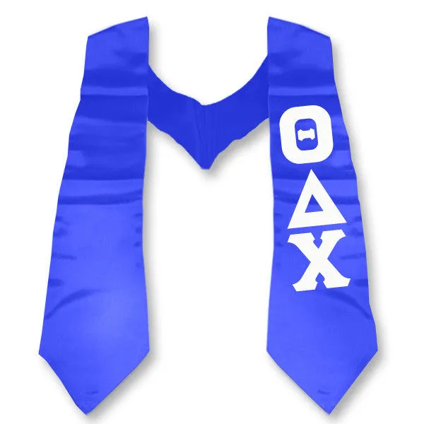 Theta Delta Chi Printed Budget Graduation Stole - CAD