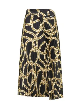 Vetements Chain Link Printed Midi Skirt