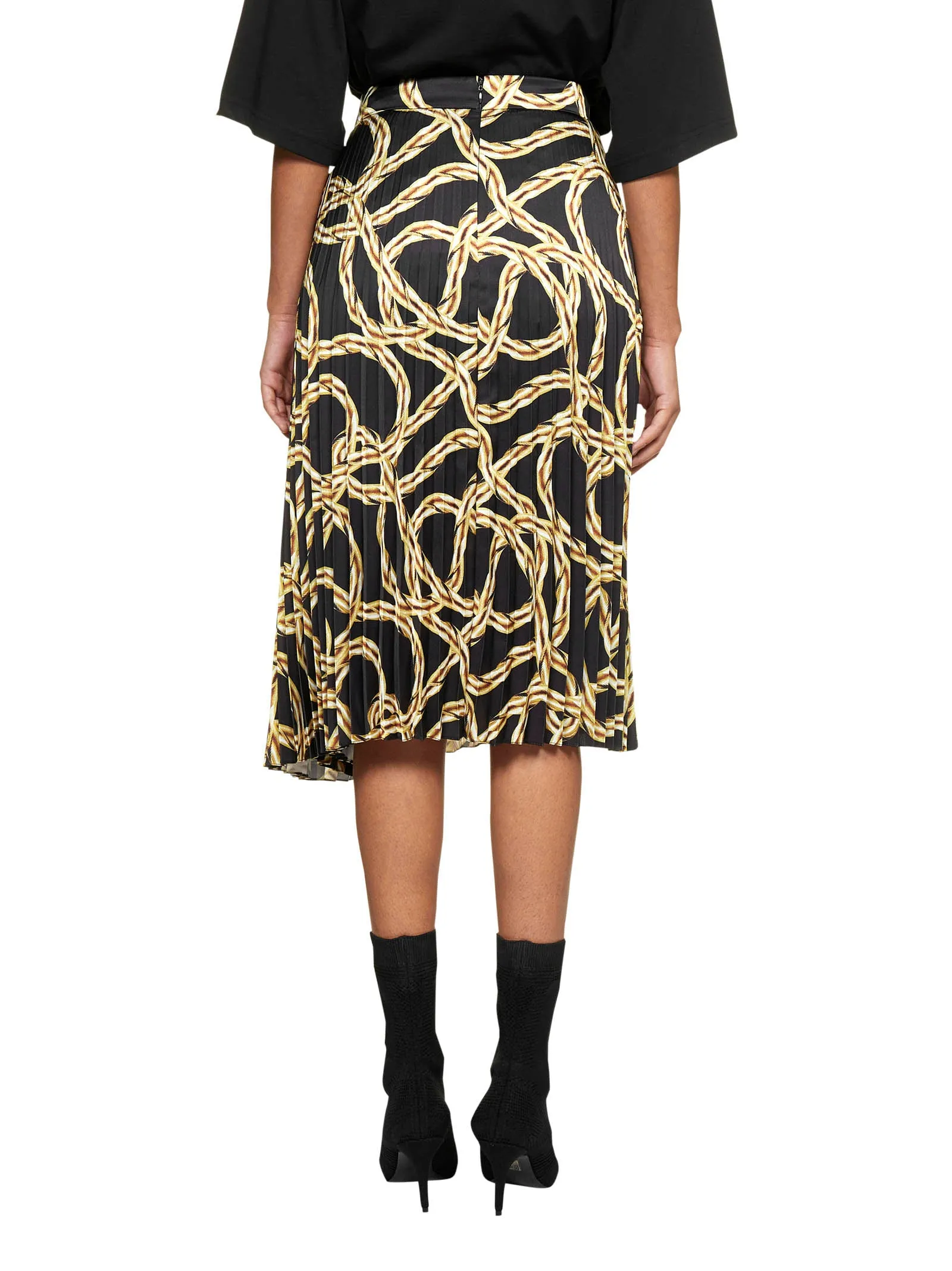 Vetements Chain Link Printed Midi Skirt