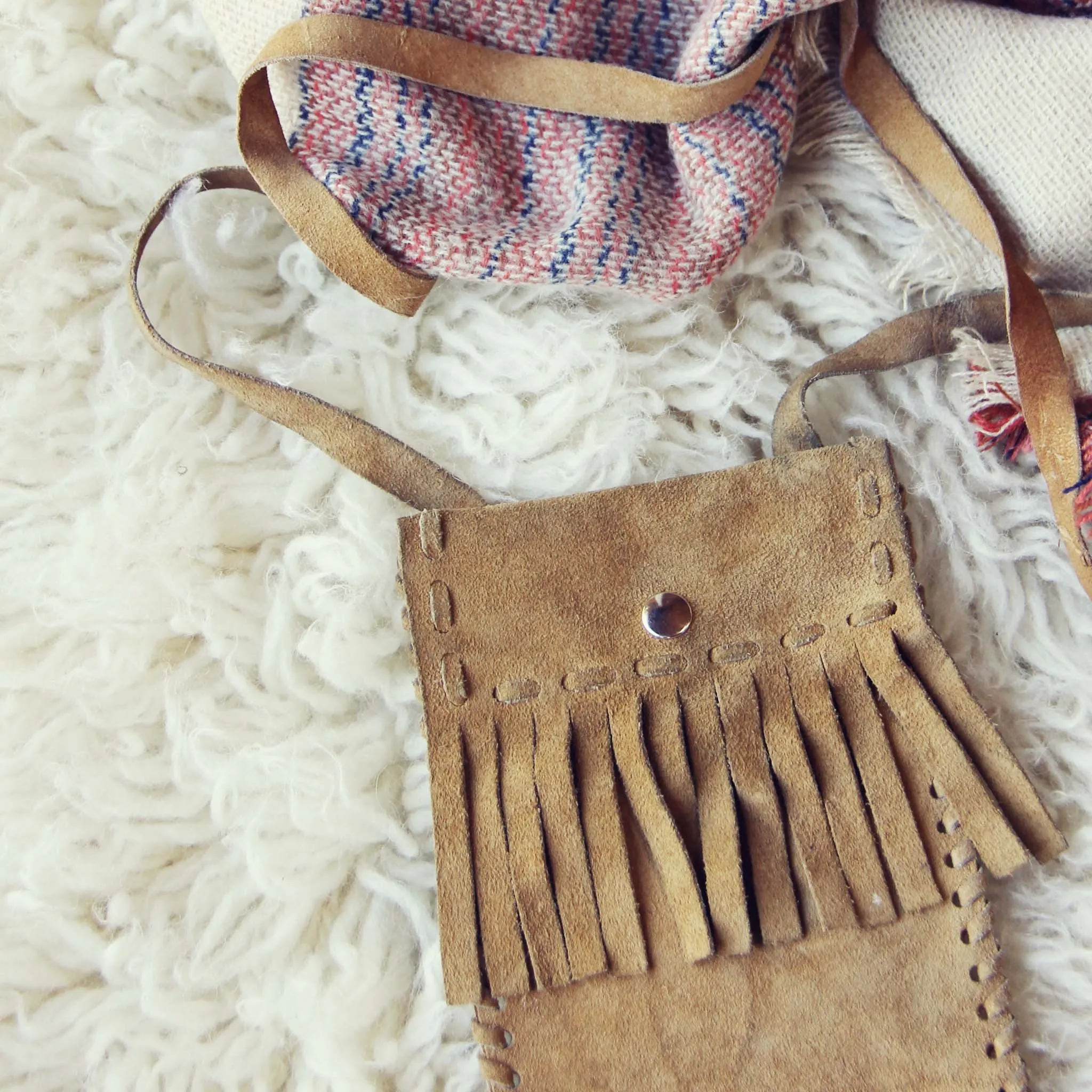 Vintage 70's Fringe Tote