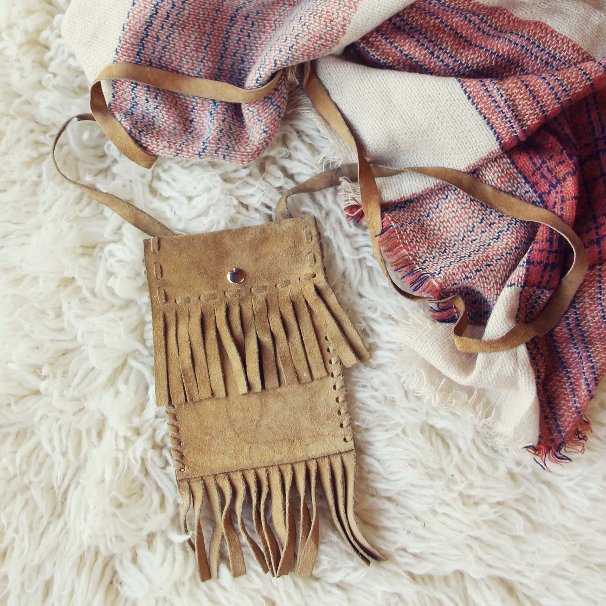 Vintage 70's Fringe Tote