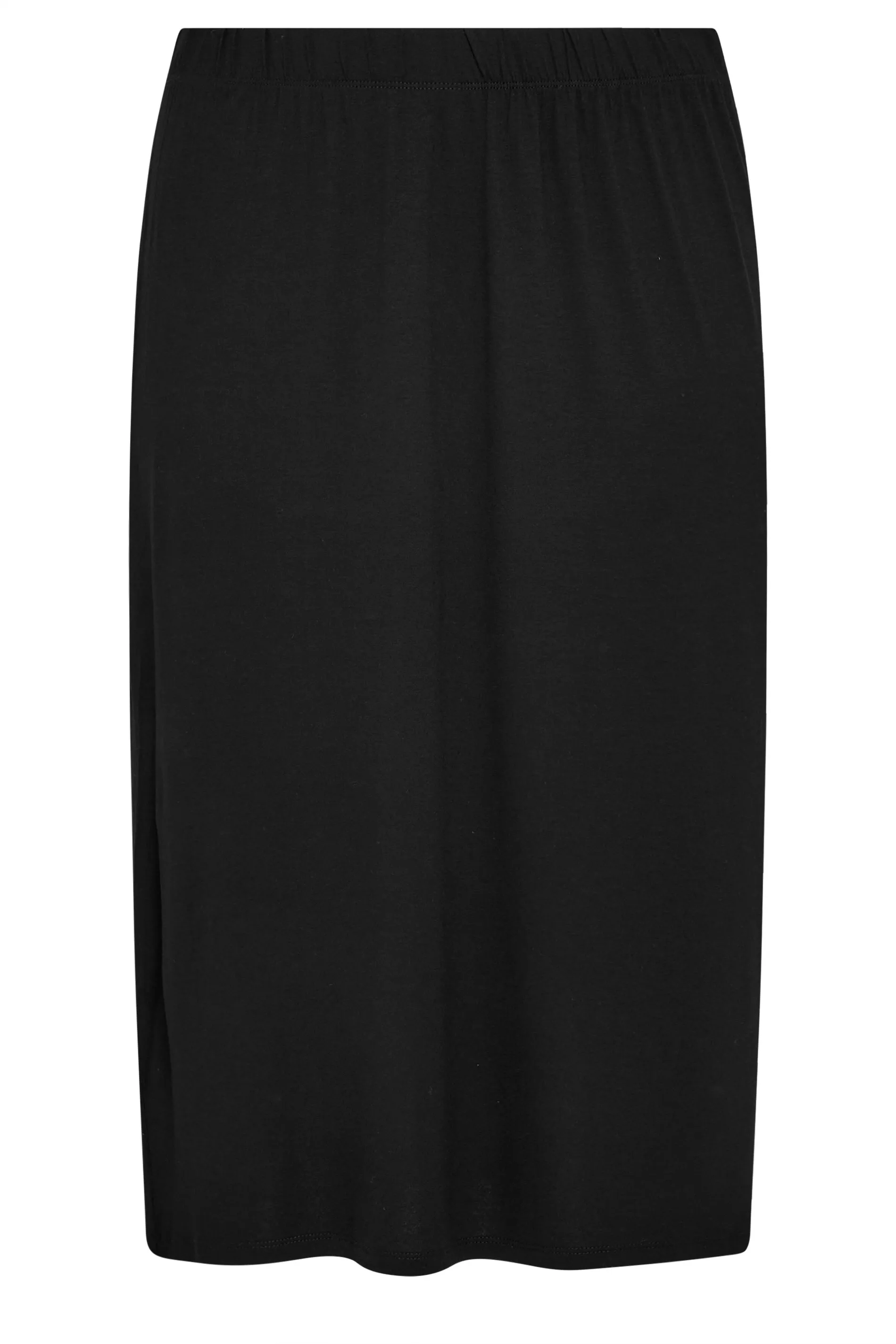 YOURS Curve Black Midi Tube Skirt