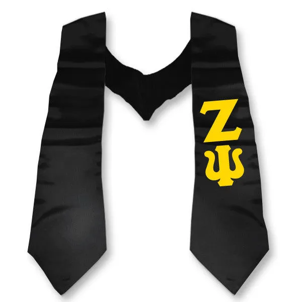 Zeta Psi Printed Budget Graduation Stole - CAD